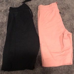 Black and pink CSG shorts
